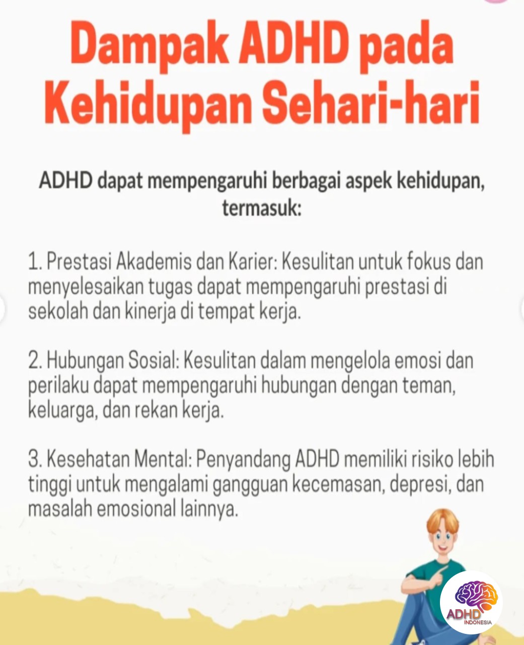 ADHD dan Hubungan Sosial Anak di Lingkungan Sekolah di Kota Sibolga